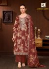 Mushk Kaleem By Alok Cambric Cotton Foil Printed Dress Material